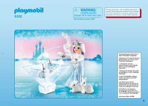 Mode d’emploi Playmobil set 9352 Fairy Tales Princesse Poussière d'Etoiles