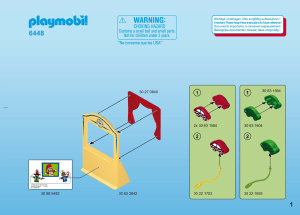 Manual de uso Playmobil set 6448 Circus Payaso con accesorios