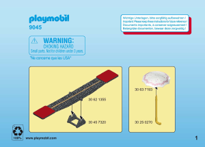 Mode d’emploi Playmobil set 9045 Circus Acrobates