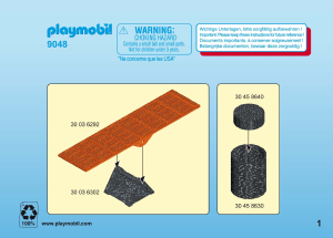 Manual de uso Playmobil set 9048 Circus Perros