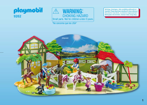 Manual Playmobil set 9262 Christmas Calendar- ferma calutilor