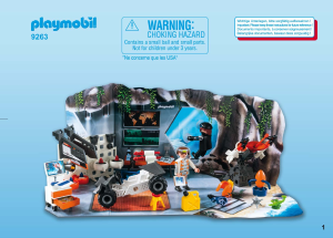 Manuál Playmobil set 9263 Christmas Adventní kalendář Top Agents