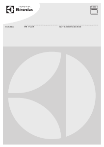 Mode d’emploi Electrolux EOC3400CAX Four