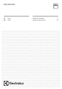 Manual de uso Electrolux EOC3431AOX Horno