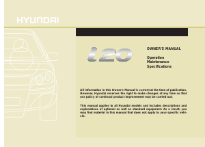 Manual Hyundai i20 (2008)