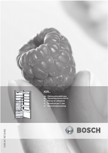 Manuale Bosch KIR38A55GB Frigorifero