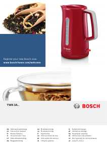 Manual de uso Bosch TWK3A051 Hervidor