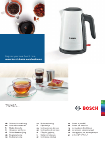 Manual de uso Bosch TWK6A011 Hervidor