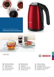 Manual de uso Bosch TWK78A01 Hervidor