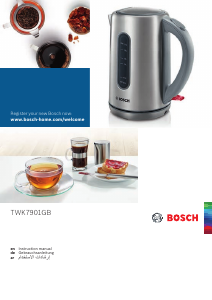 Handleiding Bosch TWK7901GB Waterkoker
