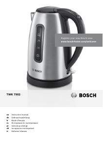 Bedienungsanleitung Bosch TWK7902 Wasserkocher