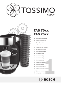 Mode d’emploi Bosch TAS7002 Cafetière