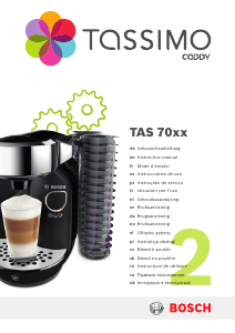 Mode d’emploi Bosch TAS7002GB Cafetière