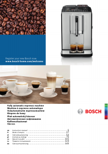 Manual Bosch TIS30321RW Coffee Machine