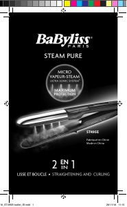 Manual BaByliss ST481E Alisador de cabelo