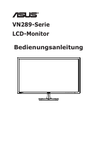 Bedienungsanleitung Asus VN289H LCD monitor