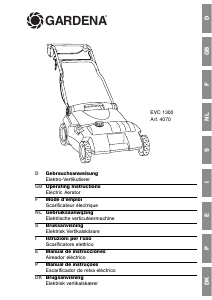 Bedienungsanleitung Gardena EVC 1300 Vertikutierer