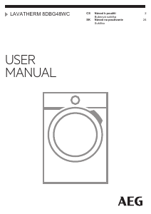 Manuál AEG T8DBG48WC Sušák