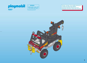 Bedienungsanleitung Playmobil set 4097 Racing Abschlepptrack