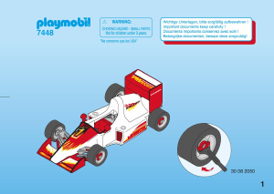 Bedienungsanleitung Playmobil set 7448 Racing Rennwagen