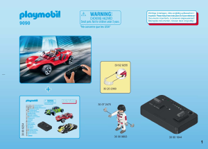 说明书 Playmobilset 9090 Racing 无线电遥控火箭赛车/官方标配