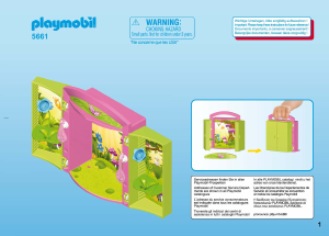 Manual de uso Playmobil set 5661 Fairy World Jardín de las hadas