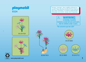 Manual de uso Playmobil set 9324 Fairy World Maletín sirenas