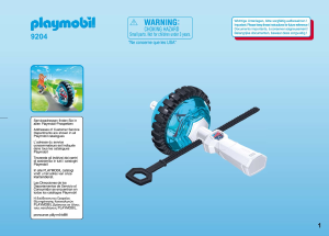 Manual de uso Playmobil set 9204 Action Speed Roller Azul