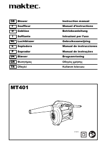 Bedienungsanleitung Maktec MT401 Laubblaser