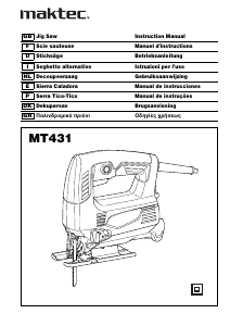 Brugsanvisning Maktec MT431 Stiksav