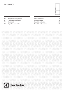 Mode d’emploi Electrolux EN3390MOX Réfrigérateur combiné