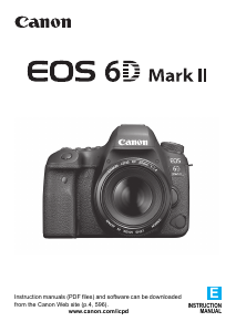 Manual Canon EOS 6D Mark II Digital Camera