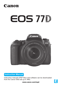 Manual Canon EOS 77D Digital Camera