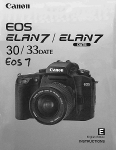 Manual Canon EOS ELAN 7 Digital Camera