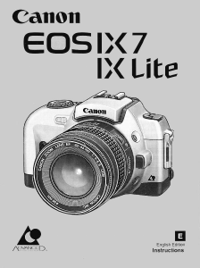 Manual Canon EOS IX Lite Digital Camera