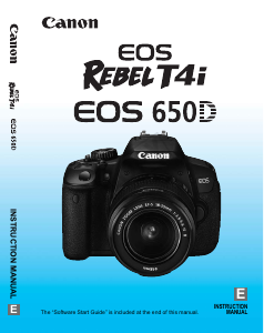 Manual Canon EOS Rebel T4i Digital Camera