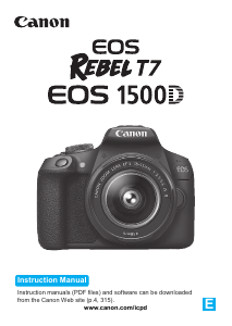 Manual Canon EOS Rebel T7 Digital Camera