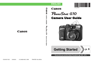 Manual Canon PowerShot G10 Digital Camera