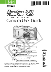 Handleiding Canon PowerShot S30 Digitale camera