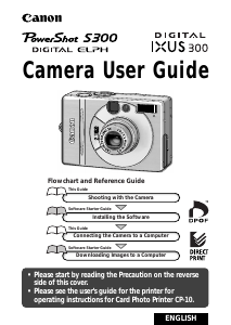 Manual Canon PowerShot S300 Digital Camera