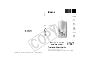 Manual Canon PowerShot SD20 Digital Camera