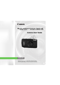 Manual Canon PowerShot SD4000 IS Digital Camera