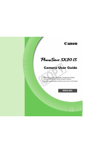 Manual Canon PowerShot SX30 IS Digital Camera