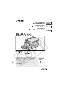 Manual Canon Elura 100 Camcorder