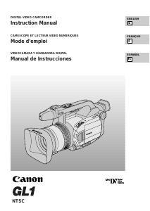 Manual Canon GL1 Camcorder