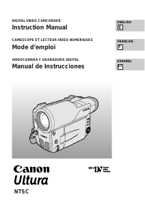 Manual Canon Ultura Camcorder