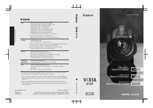 Manual Canon VIXIA HF G10 Camcorder