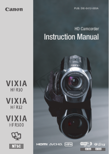 Manual Canon VIXIA HF R30 Camcorder
