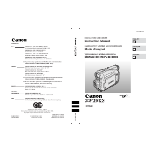 Handleiding Canon ZR25MC Camcorder