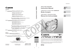 Manual Canon ZR45MC Camcorder